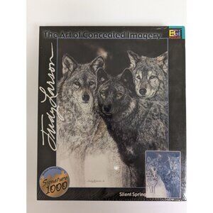 Judy Larson Silent Spring Puzzle 1000 PC The Art of Concealed Imagery Wolves